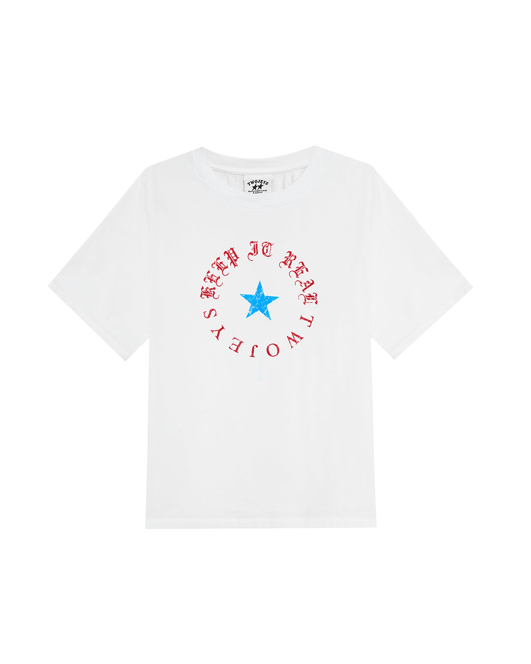 TwoJeys Keep It Real Tee White