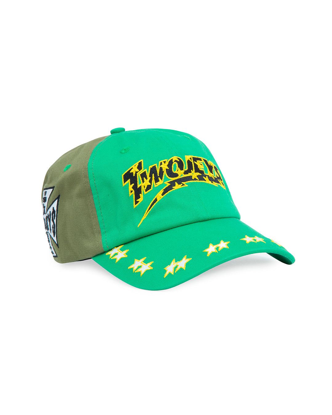 TwoJeys Embroidered Green Dad Cap