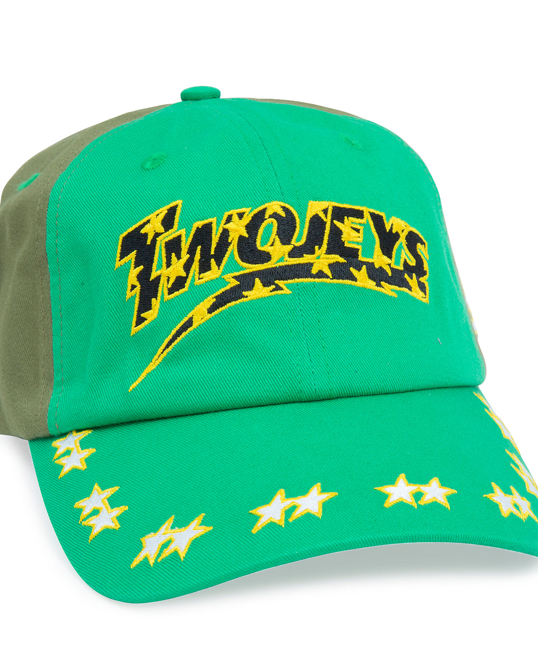 TwoJeys Embroidered Green Dad Cap