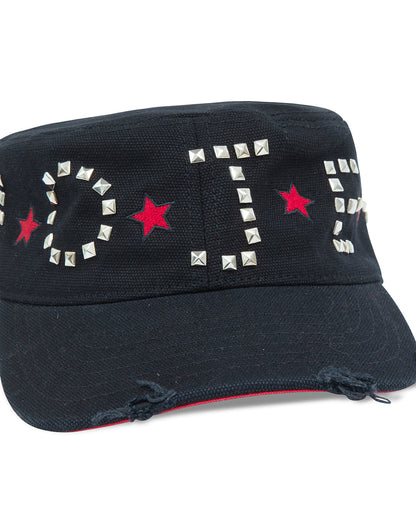 TwoJeys Black Lettering Guerrilla Cap