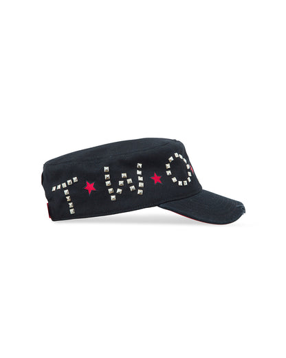 TwoJeys Black Lettering Guerrilla Cap