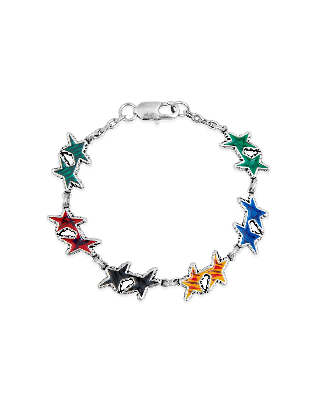 TwoJeys New Melted Stars Bracelet Silver