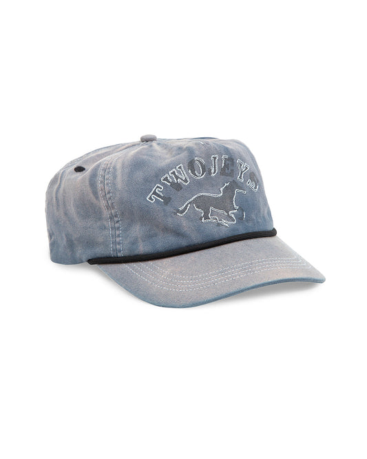 TwoJeys Sunfaded Blue Cap — Black