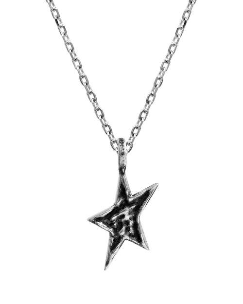 TwoJeys Single Star Necklace Silver