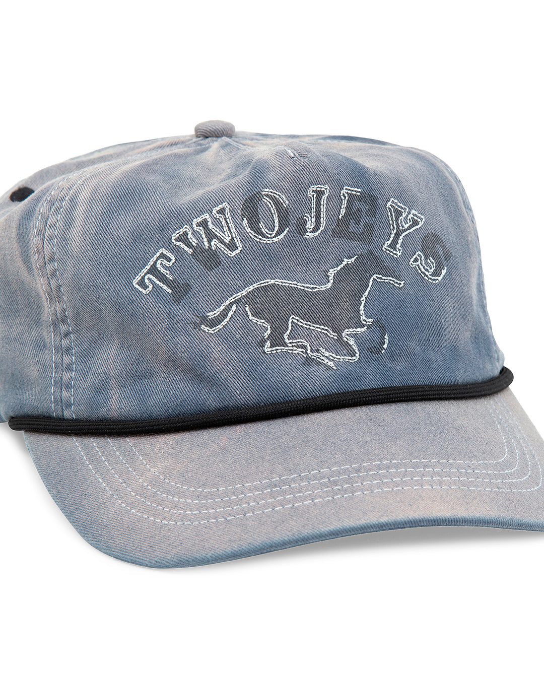 TwoJeys Sunfaded Blue Cap — Black