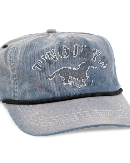 TwoJeys Sunfaded Blue Cap — Black