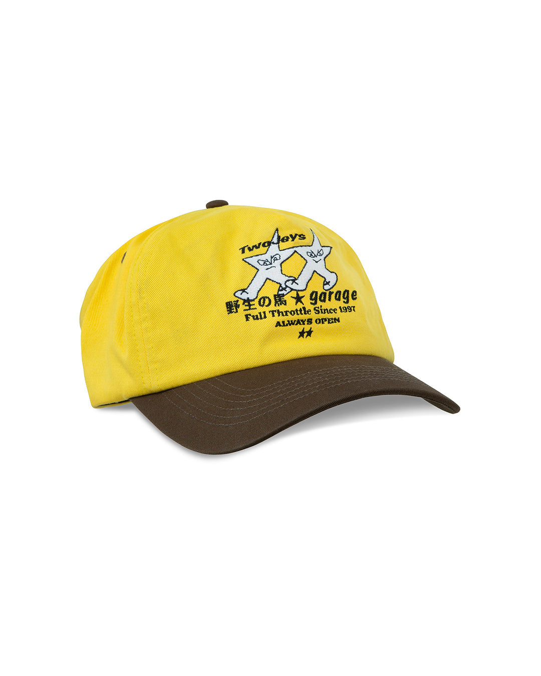 TwoJeys Sketchy Stars Cap — Yellow