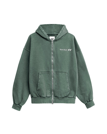 TwoJeys Icon Full-Zip Bodega Green