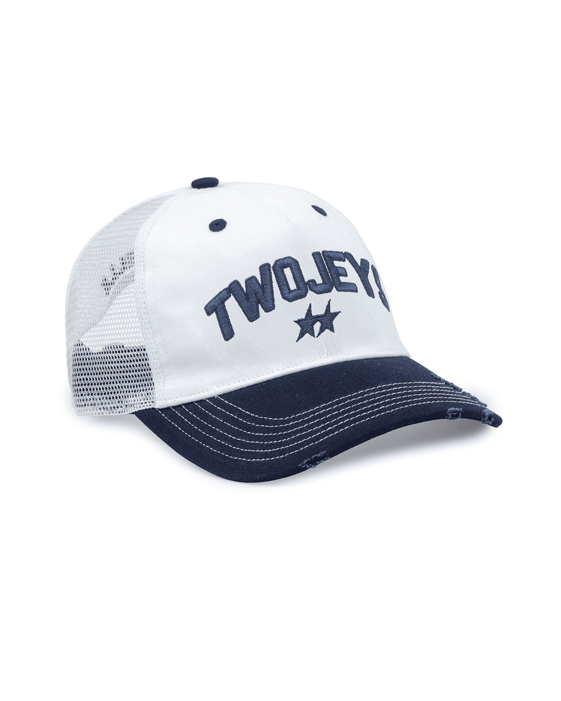 TwoJeys White Icon Trucker