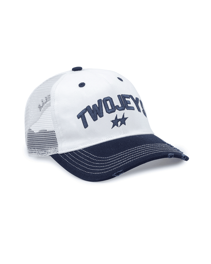 TwoJeys White Icon Trucker