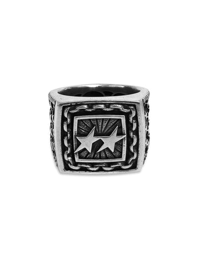 TwoJeys Family Signet Ring — Silver