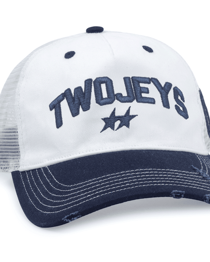 TwoJeys White Icon Trucker