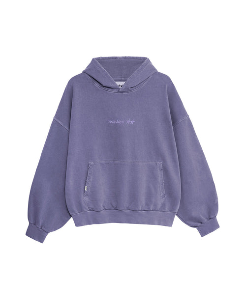 TwoJeys Pigment Dyed Purple Icon Hoodie Other