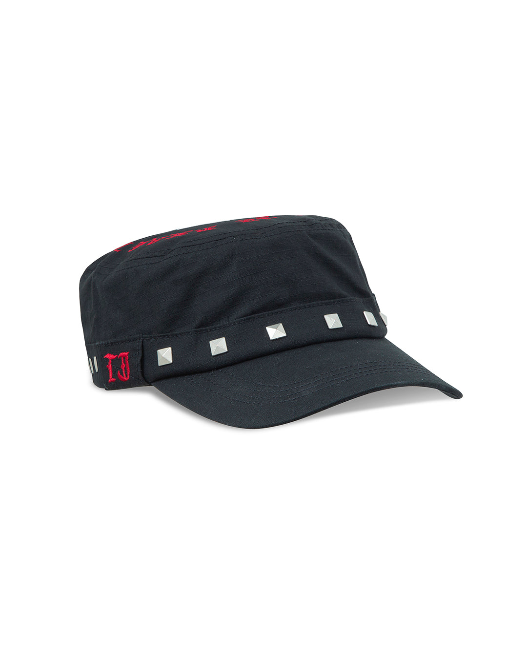 TwoJeys Studded Black Guerrilla Cap