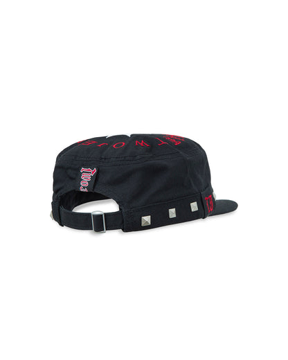 TwoJeys Studded Black Guerrilla Cap