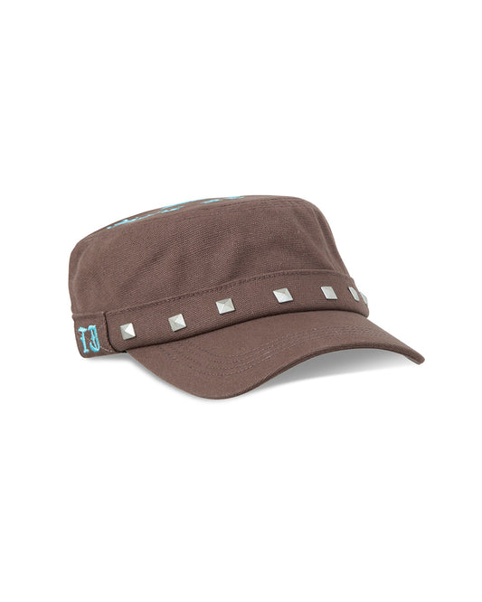 TwoJeys Studded Brown Guerrilla Cap