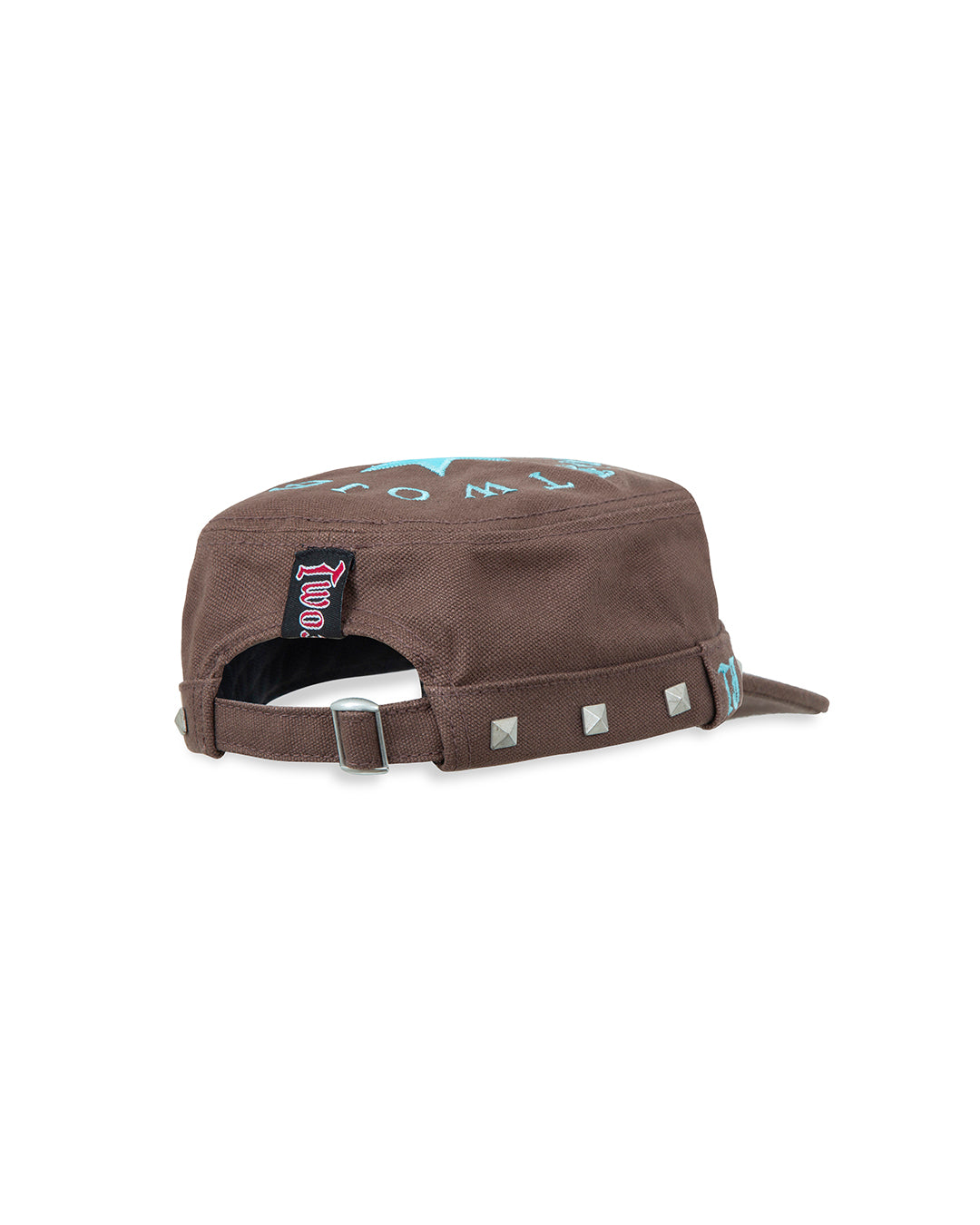 TwoJeys Studded Brown Guerrilla Cap