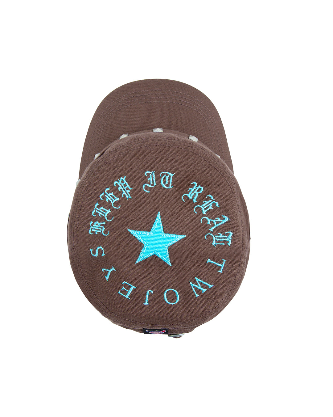 TwoJeys Studded Brown Guerrilla Cap