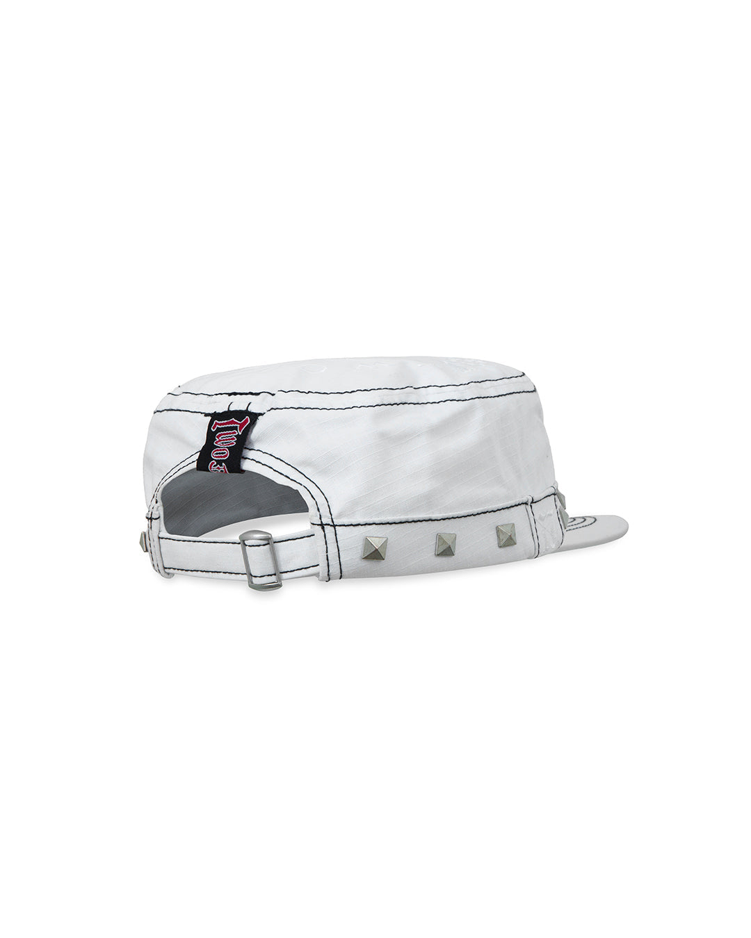 TwoJeys Studded White Guerrilla Cap