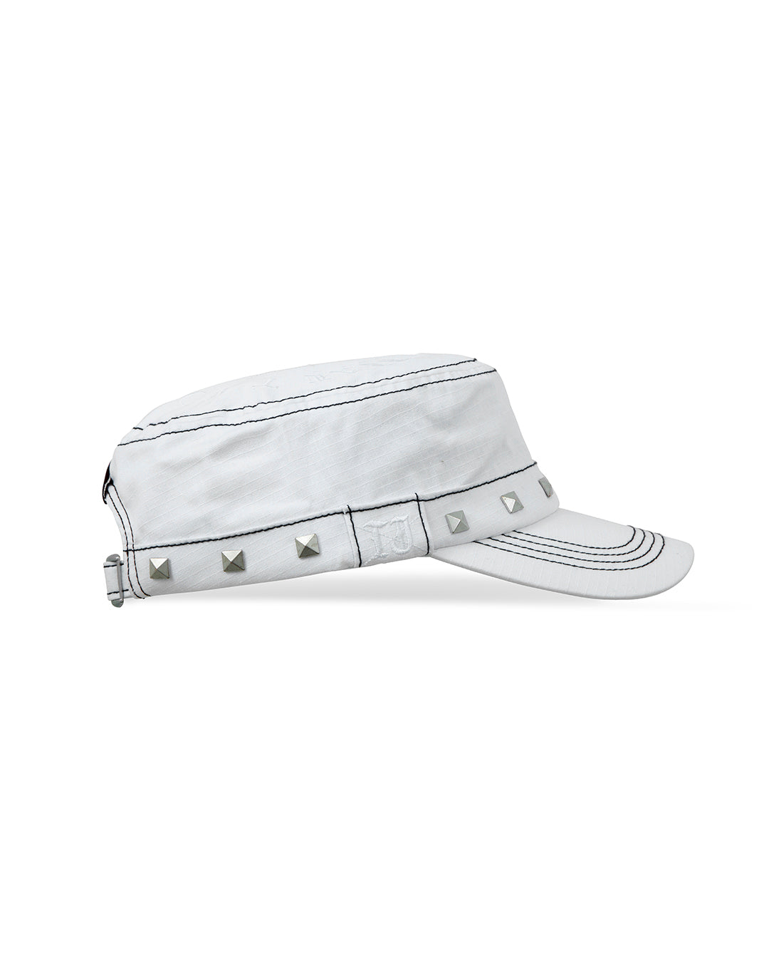 TwoJeys Studded White Guerrilla Cap