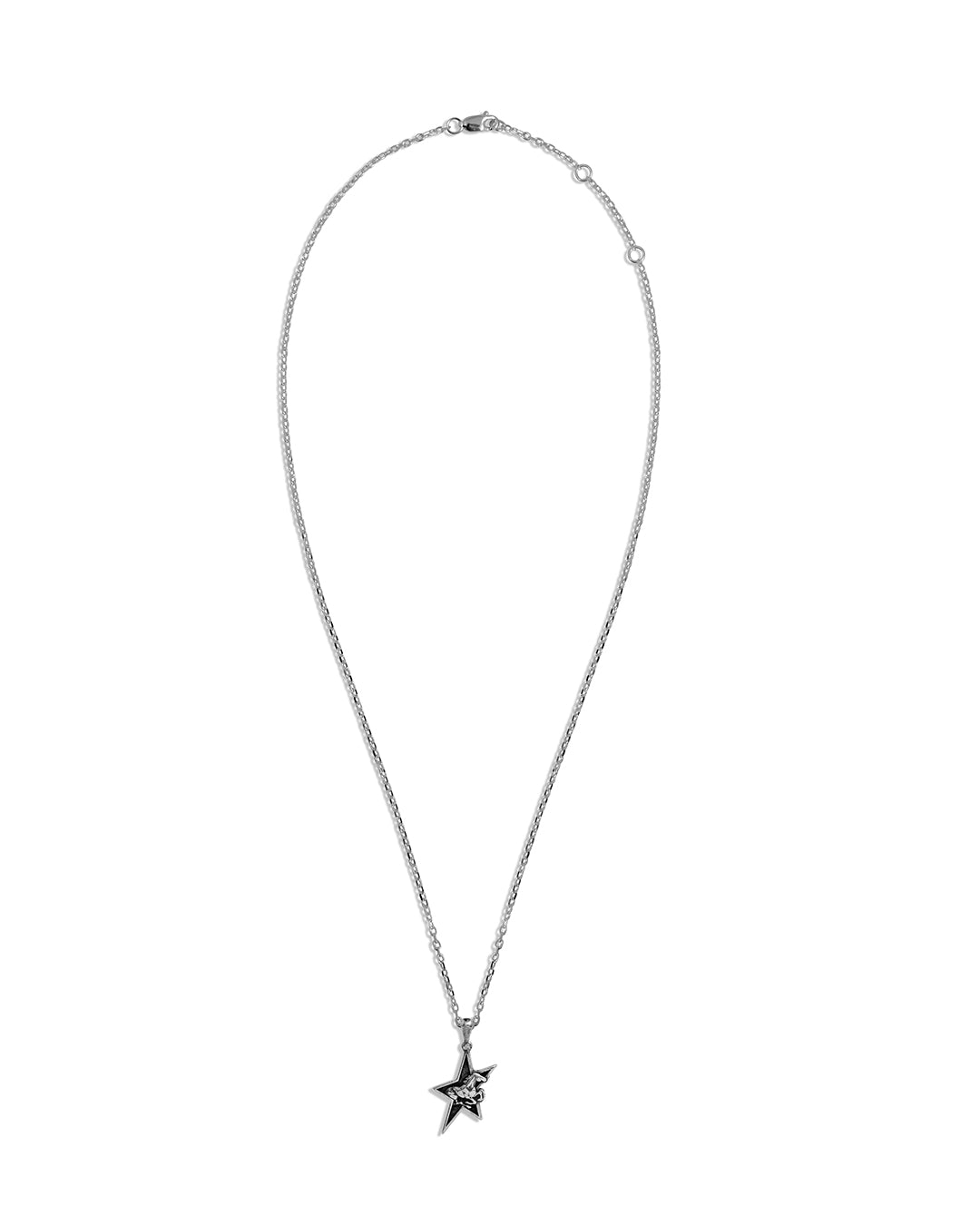 TwoJeys Star Horse Necklace — Silver