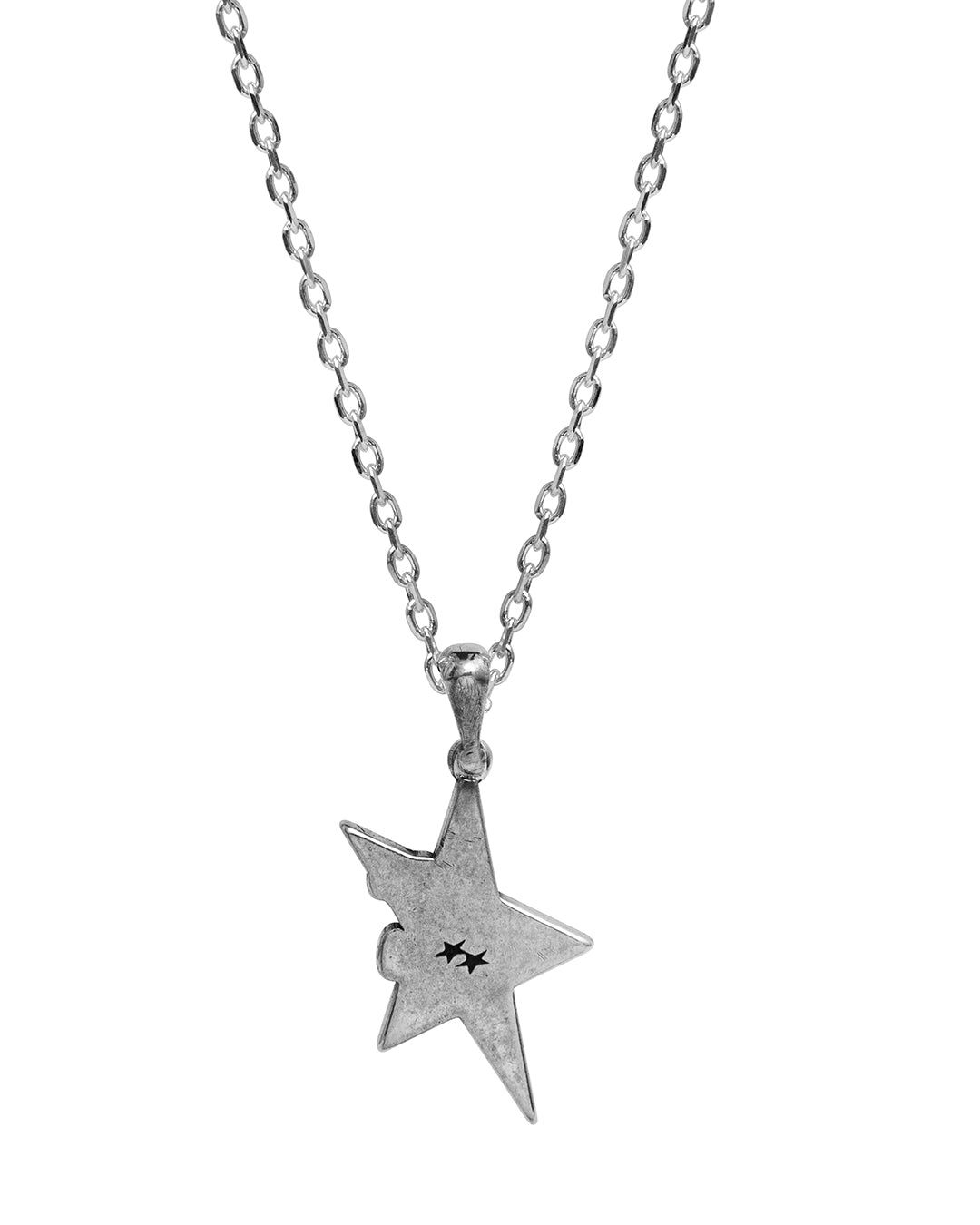 TwoJeys Star Horse Necklace — Silver