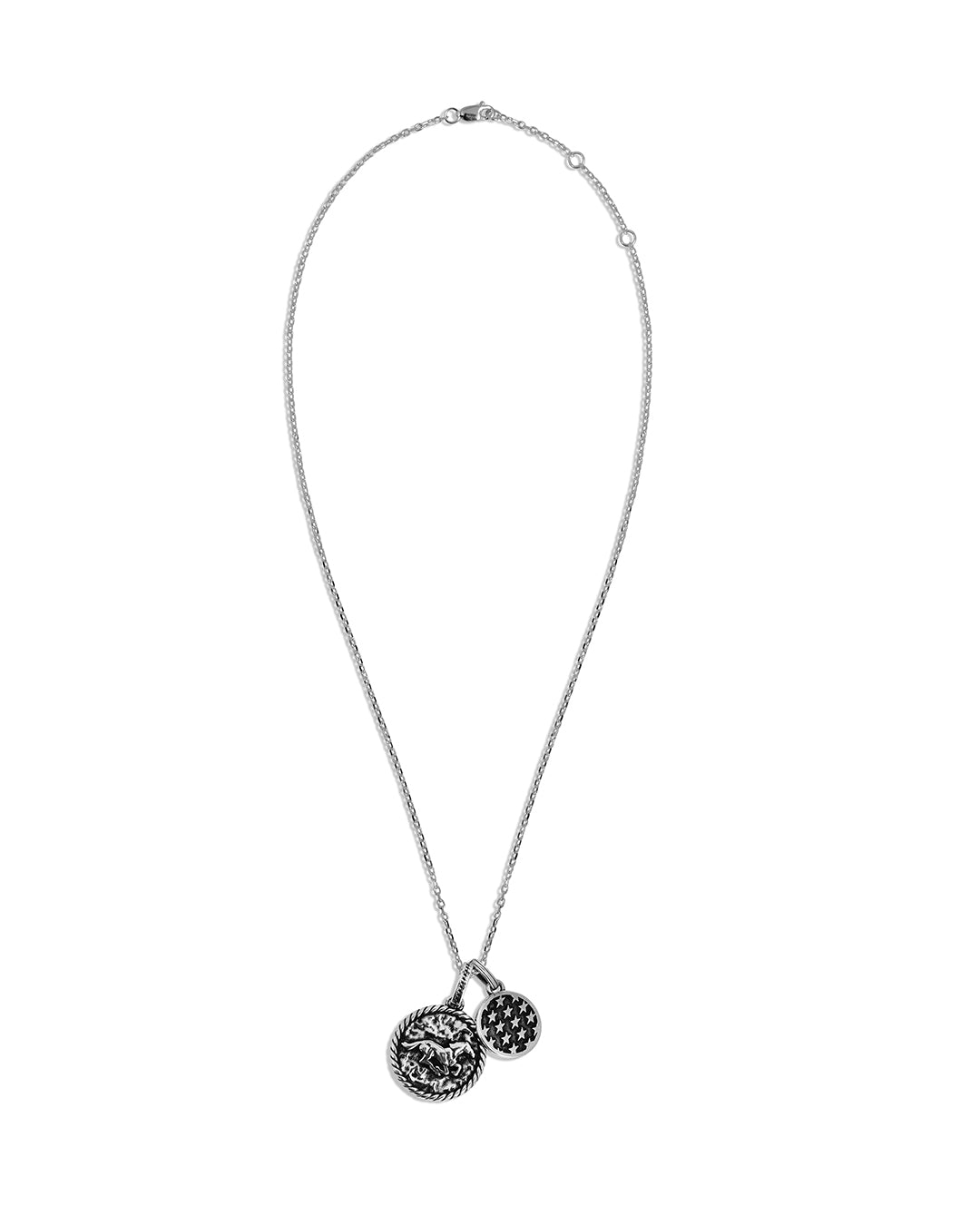 TwoJeys Two-face Sterling Necklace — Silver