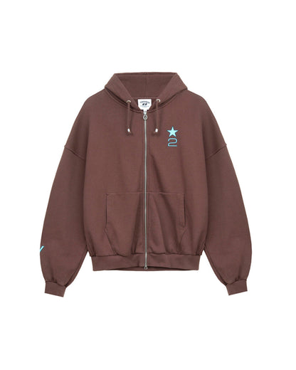 TwoJeys 2 JEYS Zipper Brown