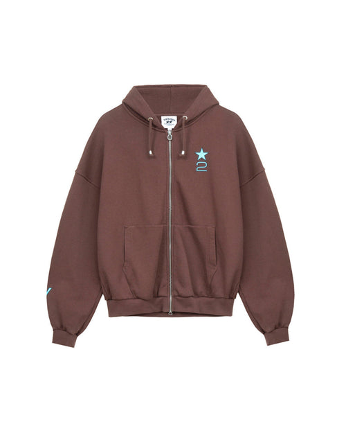 TwoJeys 2 JEYS Zipper Brown