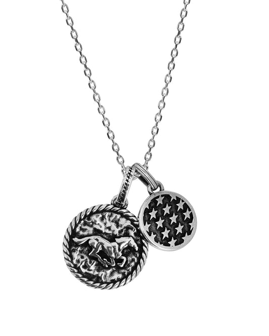 TwoJeys Two-face Sterling Necklace — Silver