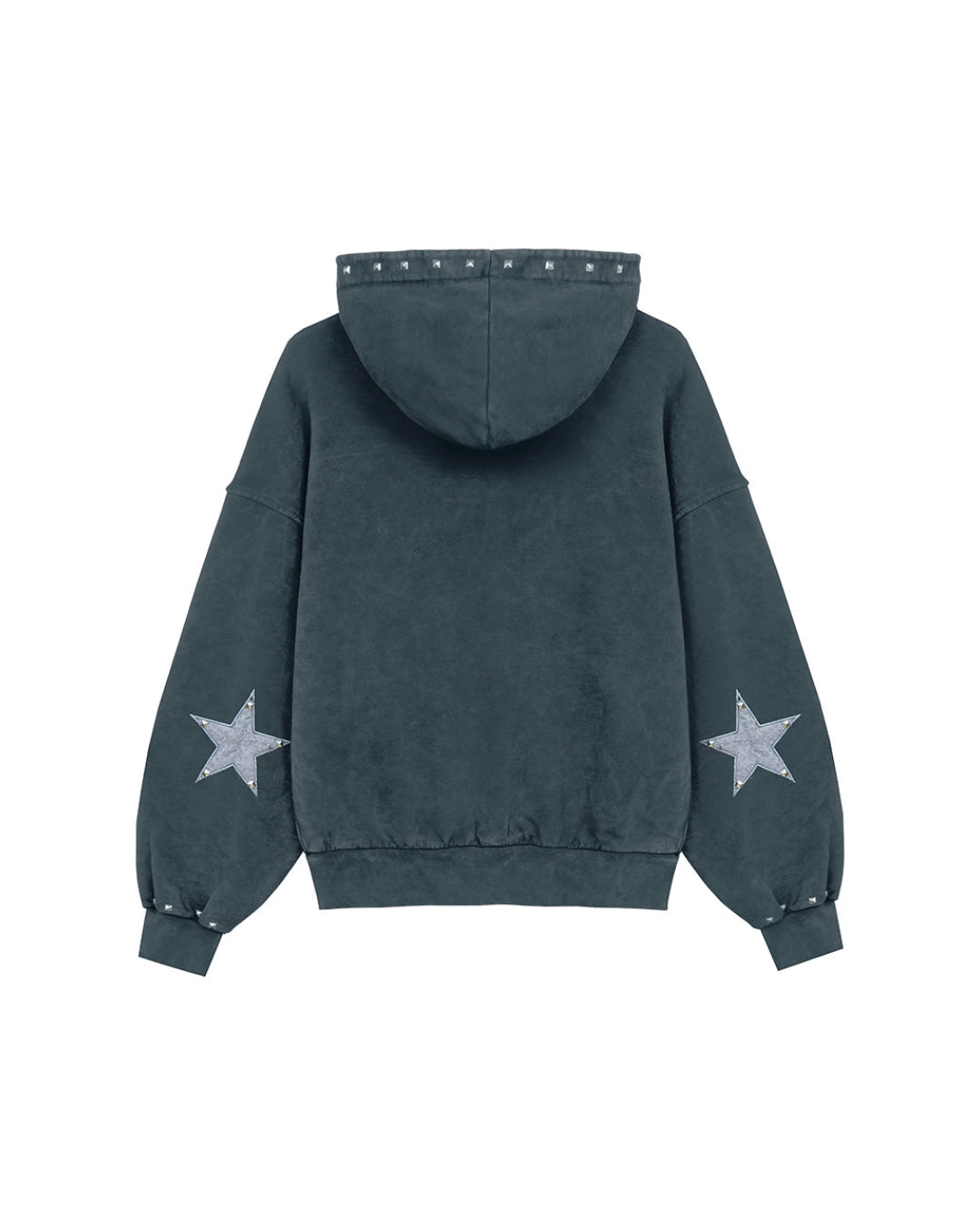 TwoJeys Studded Zipper Black