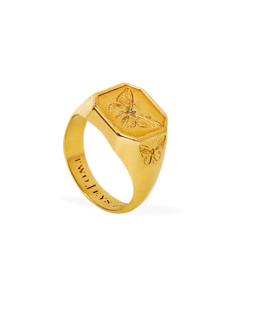 TwoJeys Butterfly Effect Ring Silver