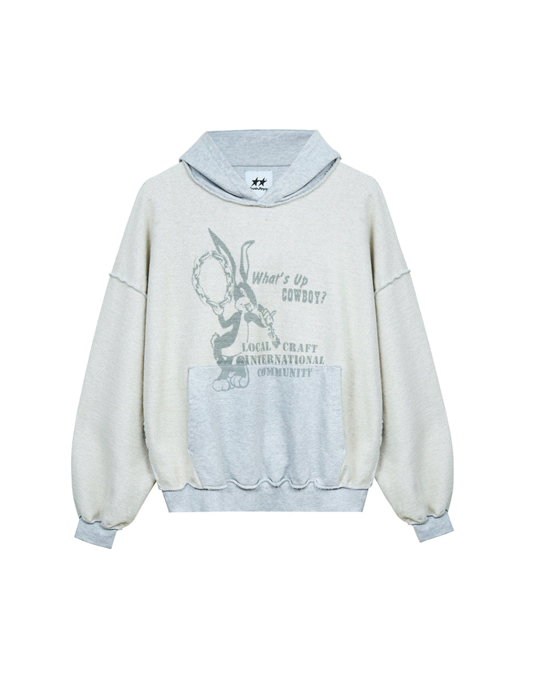 TwoJeys Local Craft Hoodie Grey Melange