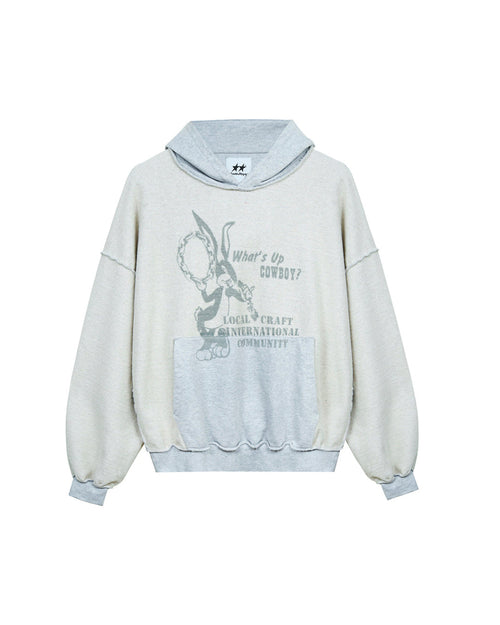 TwoJeys Local Craft Hoodie Grey Melange