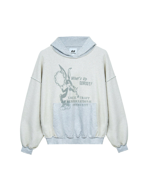 TwoJeys Local Craft Hoodie Grey Melange