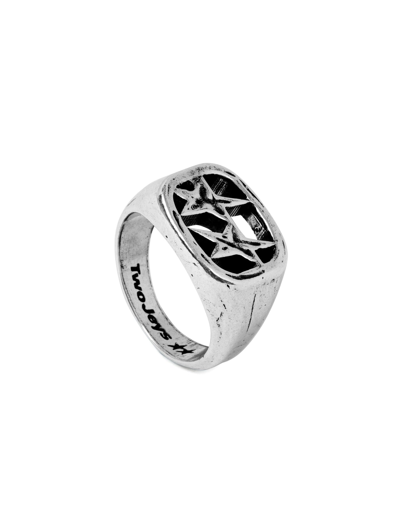 TwoJeys Framed Ring Gold