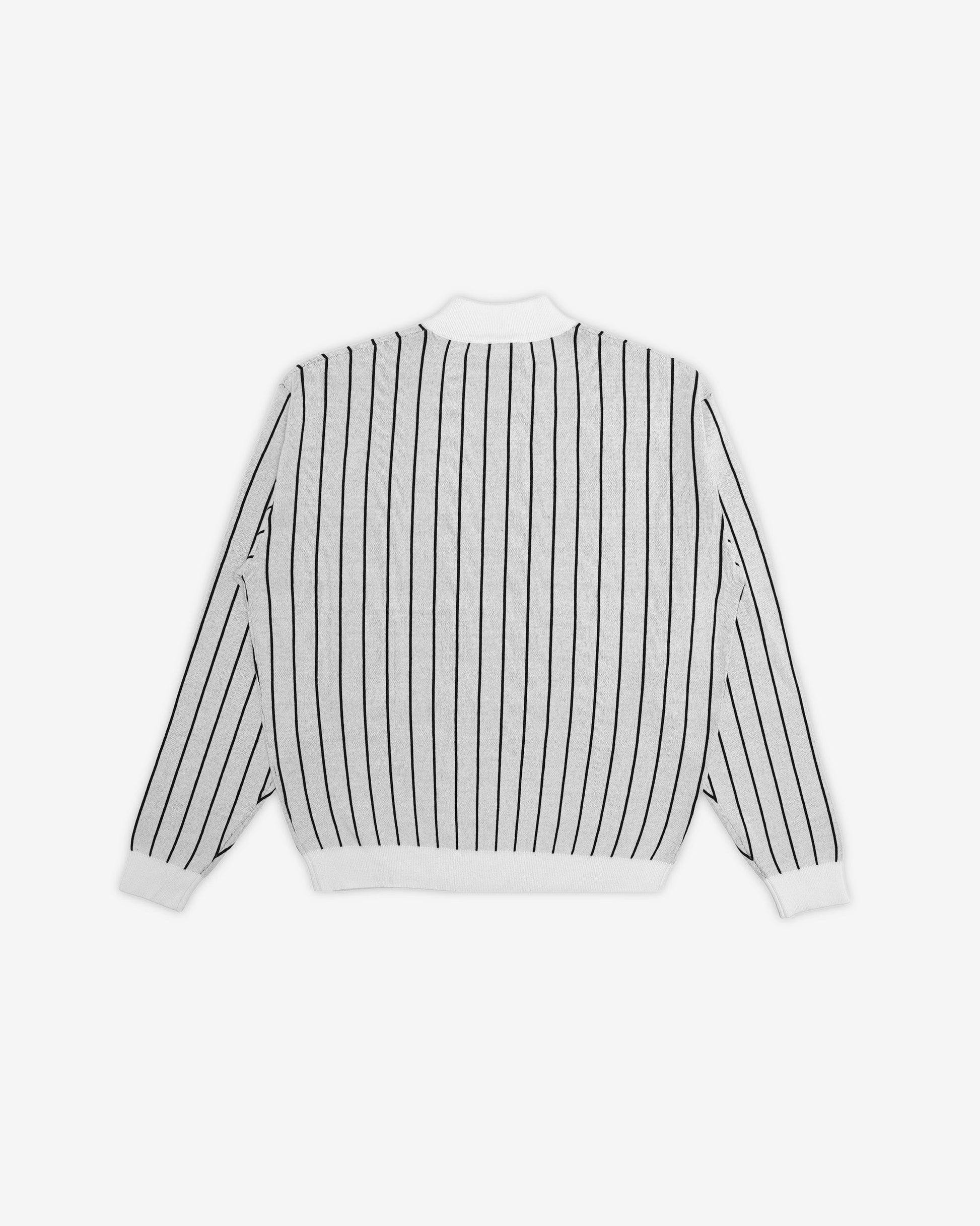 Students Golf Atwater Knit Q-Zip Sweater - White back