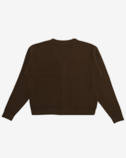 Students Golf Locke Cardigan Sweater - Brown back
