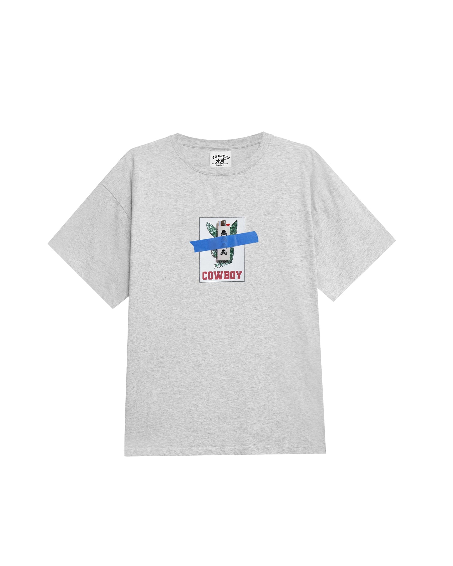 TwoJeys Cowboy Melange Tee