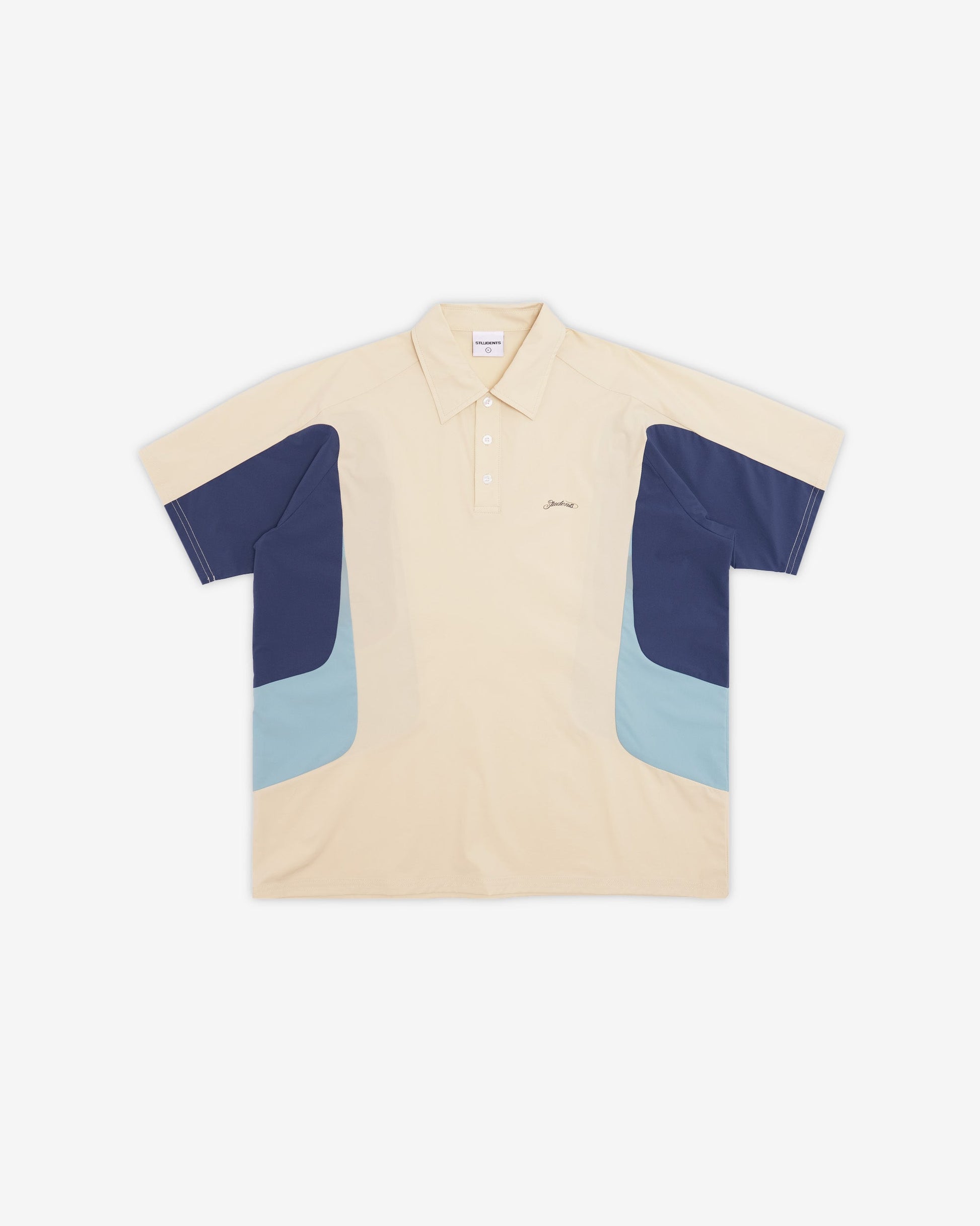 Students Golf Newport S/S Polo Shirt - Khaki front