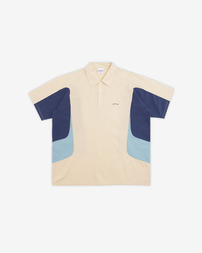 Students Golf Newport S/S Polo Shirt - Khaki front