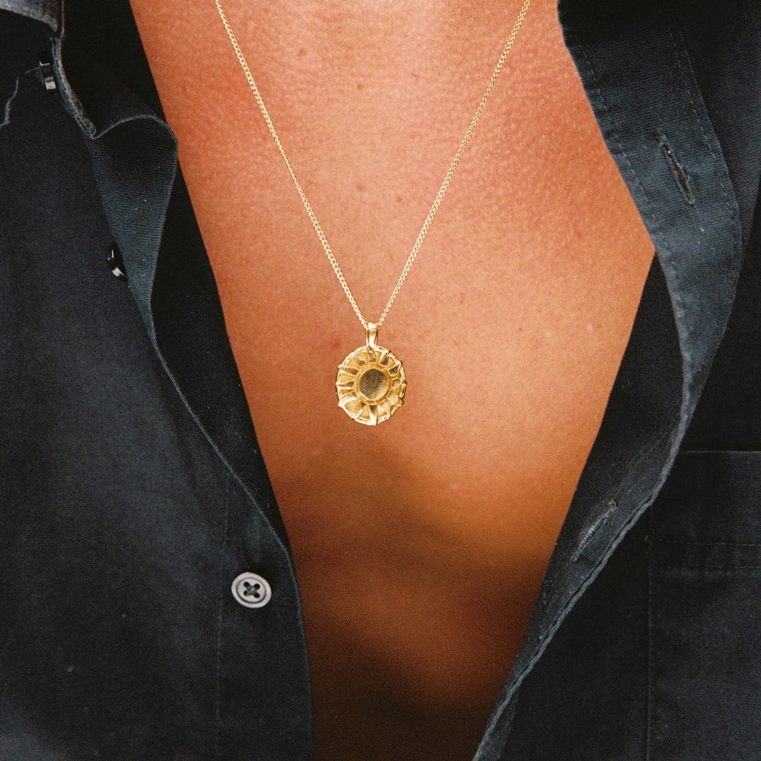 TwoJeys Endlessly Sun Necklace Gold