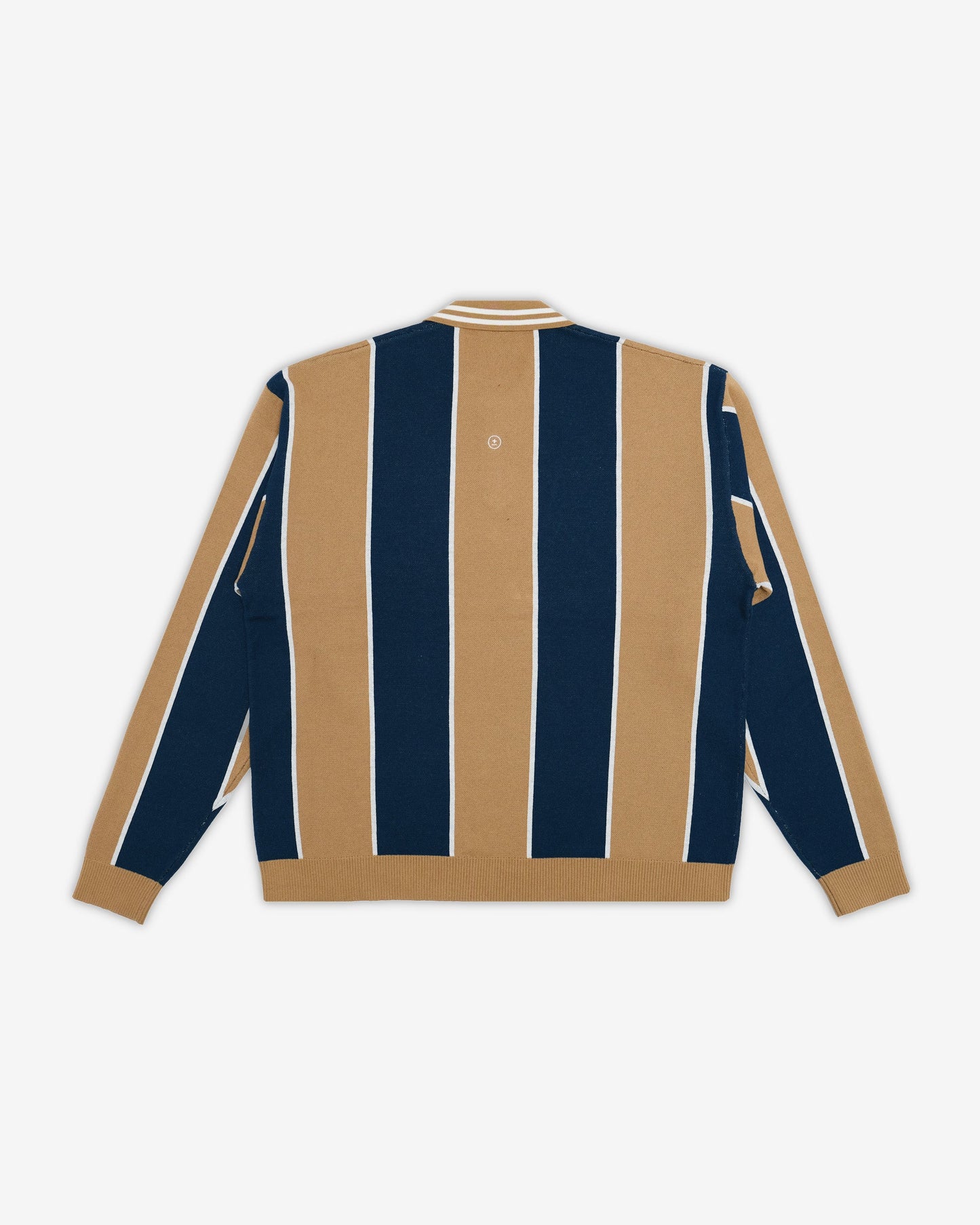 Students Golf Visalia Knit LS Polo Sweater - Midnight back